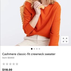 j crew cashmere sweater